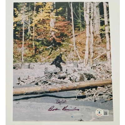 BIGFOOT 8x10 SIGNED by BOB HEIRONIMUS and BECKETT CERTIFIED1