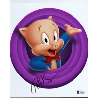 LOONEY TUNES 8x10 POSTER SIGNED by BOB BERGEN and BECKETT ..