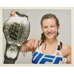 MIESHA TATE SIGNED UFC 8x10 PHOTO & BECKETT CERTIFIED BAS COA