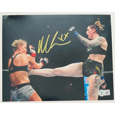 UFC 8x10 SIGNED by MEGAN ANDERSON and BECKETT CERTIFIED 2
