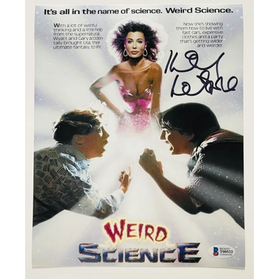 WEIRD SCIENCE 8x10 SIGNED by KELLY LEBROCK and BECKETT CERTIFIED