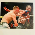NATE DIAZ SIGNED UFC 8x10 & BECKETT CERTIFIED BAS COA
