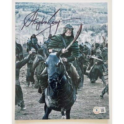 CONAN THE BARBARIAN 8x10 SIGNED by STEPHEN LANG and BECKETT CERTIFIED3