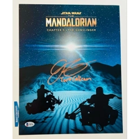 JAKE CANAVALE SIGNED STAR WARS THE MANDALORIAN 11x14 POSTER & BECKETT BAS COA