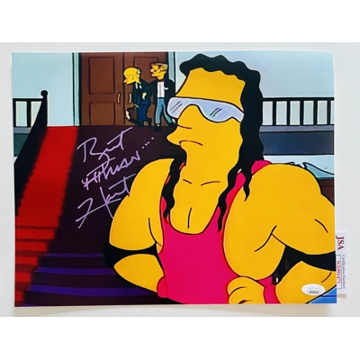 WWE|WWF THE SIMPSONS 11x14 POSTER SIGNED by BRET "THE HITMAN" HART and BECKETT CERTIFIED9 WWE|WWF THE SIMPSONS 11x14 POSTER SIGNED by BRET "THE HITMAN" HART and BECKETT CERTIFIED9