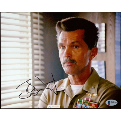 TOP GUN 8x10 POSTER SIGNED by TOM SKERRITT and BECKETT 1