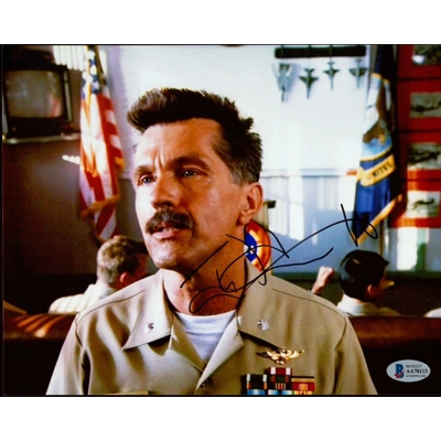 TOP GUN 8x10 POSTER SIGNED by TOM SKERRITT and BECKETT 2