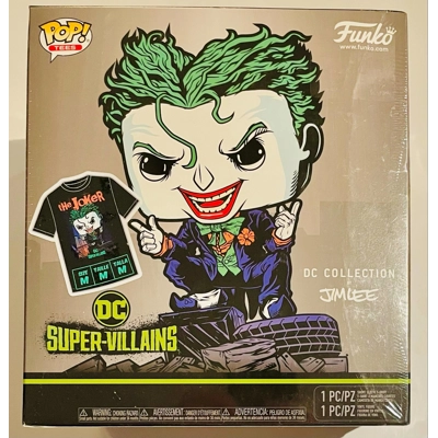 THE JOKER (HUSH) DELUXE 240 DC COLLECTION by JIM LEE FUNKO POP TEE SIZE M
