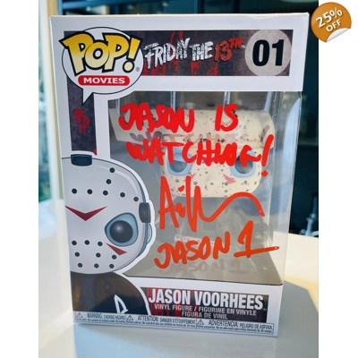 ARI LEHMAN SIGNED FRIDAY THE 13th JASON VOORHEES 01 FUNKO POP & BECKETT BAS COA ARI LEHMAN SIGNED FRIDAY THE 13th JASON VOORHEES 01 FUNKO POP & BECKETT BAS COA