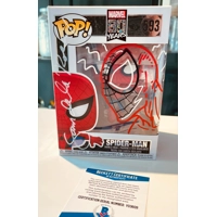 SPIDER-MAN 593 FUNKO POP SIGNED and SKETCH by SAM DE LA RO..