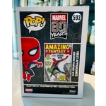 SPIDER-MAN 593 FUNKO POP SIGNED and SKETCH by SAM DE LA ROSA and BECKETT CERTIFIED