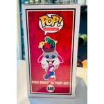 LOONEY TUNES BUGS BUNNY IN FRUIT HAT 840 FUNKO POP SIGNED by ERIC BAUZA and PSA CERTIFIED2