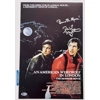 DAVID NAUGHTON SIGNED A AMERICAN WEREWOLF IN LONDON 11x17 POSTER & BECKETT COA