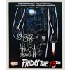 FRIDAY THE 13TH JASON VOORHEES 8x10 DOUBLE SIGNED by SEAN CUNNINGHAM and ARI LEHMAN and BECKETT COA3 FRIDAY THE 13TH JASON VOORHEES 8x10 DOUBLE SIGNED by SEAN CUNNINGHAM and ARI LEHMAN and BECKETT COA3