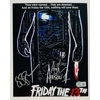 FRIDAY THE 13TH JASON VOORHEES 8x10 DOUBLE SIGNED by SEAN CUNNINGHAM and ARI LEHMAN and BECKETT COA6 FRIDAY THE 13TH JASON VOORHEES 8x10 DOUBLE SIGNED by SEAN CUNNINGHAM and ARI LEHMAN and BECKETT COA6