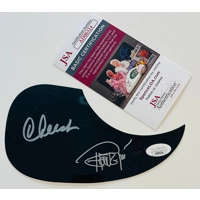 CHEECH MARIN & TOMMY CHONG SIGNED GUITAR PICKGUARD & JSA C..