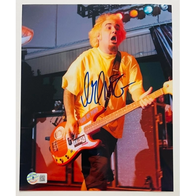 NEW FOUND GLORY 8x10 SIGNED by IAN GRUSHKA and BECKETT CERTIFIED