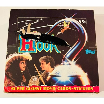 HOOK 1991 TOPPS MOVIE TRADING CARDS & STICKERS BOX 36 PACKS NEW/SEALED