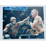 KAMARU USMAN SIGNED UFC 8x10 PHOTO & BECKETT CERTIFIED BAS COA