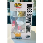 LOONEY TUNES BUGS KING 837 FUNKO POP TARGET EXCLU SIGNED by ERIC BAUZA and PSA CERTIFIED
