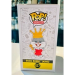 LOONEY TUNES BUGS KING 837 FUNKO POP TARGET EXCLU SIGNED by ERIC BAUZA and PSA CERTIFIED