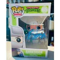 TEENAGE MUTANT NINJA TURTLES SHREDDER 65 FUNKO POP SIGNED by KEVIN NASH and JSA CERTIFIED