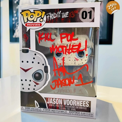 ARI LEHMAN SIGNED FRIDAY THE 13th JASON VOORHEES 01 FUNKO POP & BECKETT BAS COA ARI LEHMAN SIGNED FRIDAY THE 13th JASON VOORHEES 01 FUNKO POP & BECKETT BAS COA