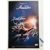 PEABO BRYSON & REGINA BELLE SIGNED ALADDIN 11x17 POSTER & BECKETT BAS COA
