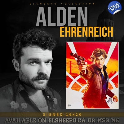 ALDEN EHRENREICH SIGNED SOLO A STAR WARS STORY 16x20 POSTER & BECKETT CERTIFIED ALDEN EHRENREICH SIGNED SOLO A STAR WARS STORY 16x20 POSTER & BECKETT CERTIFIED