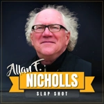 ALLAN NICHOLLS SIGNED SLAP SHOT 8x10 & BECKETT CERTIFIED BAS COA