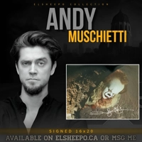 IT PENNYWISE 16x20  POSTER SIGNED by ANDY MUSCHIETTI and BECKETT CERTIFIED*
