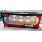 TEENAGE MUTANT NINJA TURTLES DORBZ NYCC 2015 LTD 4PACK BLACK and WHITE TEENAGE MUTANT NINJA TURTLES DORBZ NYCC 2015 LTD 4PACK BLACK and WHITE