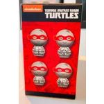 TEENAGE MUTANT NINJA TURTLES DORBZ NYCC 2015 LTD 4PACK BLACK and WHITE TEENAGE MUTANT NINJA TURTLES DORBZ NYCC 2015 LTD 4PACK BLACK and WHITE