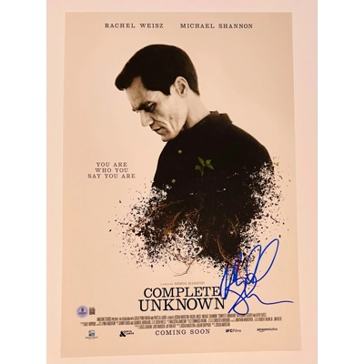 COMPLETE UNKNOWN 12x18 POSTER SIGNED by MICHAEL SHANNON and BECKETT CERTIFIED COMPLETE UNKNOWN 12x18 POSTER SIGNED by MICHAEL SHANNON and BECKETT CERTIFIED