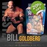 BILL GOLDBERG SIGNED WWE/WWF..