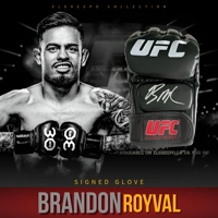 BRANDON ROYVAL SIGNED UFC GLOVE UFC & BECKETT CERTIFIED BAS COA