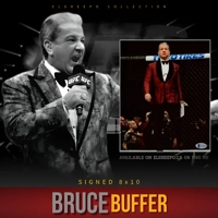 BRUCE BUFFER SIGNED UFC 8x10 PHOTO & BECKETT CERTIFIED