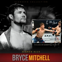 BRYCE MITCHELL SIGNED UFC 8x10 PHOTO & BECKETT CERTIFIED BAS COA