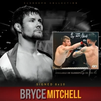 BRYCE MITCHELL SIGNED UFC 8x10 PHOTO & BECKETT CERTIFIED BAS COA