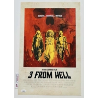 RICHARD BRAKE SIGNED 3 FROM HELL 11x17 POSTER & JSA CERTIFIED COA