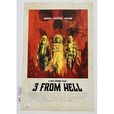 RICHARD BRAKE SIGNED 3 FROM HELL 11x17 POSTER & JSA CERTIFIED COA RICHARD BRAKE SIGNED 3 FROM HELL 11x17 POSTER & JSA CERTIFIED COA