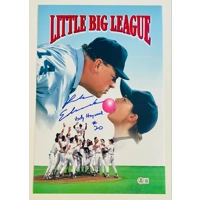 LUKE EDWARDS SIGNED LITTLE BIG LEAGUE 12x18 POSTER & BECKETT CERTIFIED BAS COA