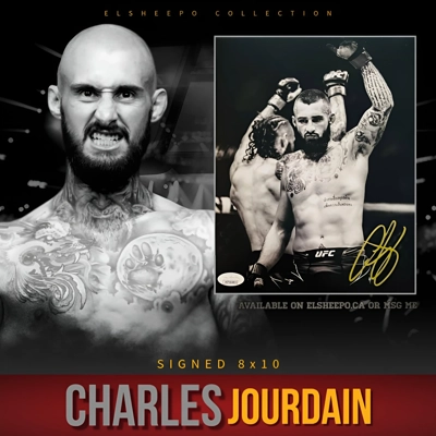 CHARLES JOURDAIN SIGNED 8x10 PHOTO & JSA CERTIFIED COA