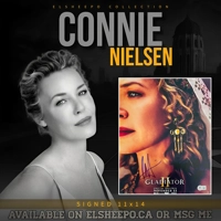 CONNIE NIELSEN SIGNED GLADIATOR II 11x14 POSTER & BECKETT BAS CERTIFIED COA