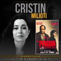 CRISTIN MILIOTI SIGNED THE PENGUIN 12x18 POSTER & BECKETT CERTIFIED BAS COA