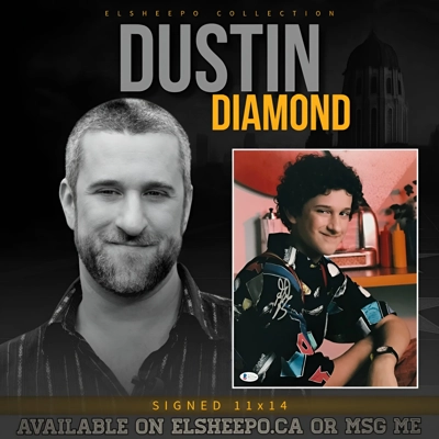DUSTIN DIAMOND SIGNED SAVED BY THE BELL SCREECH 11x14 POSTER & BECKETT BAS COA DUSTIN DIAMOND SIGNED SAVED BY THE BELL SCREECH 11x14 POSTER & BECKETT BAS COA