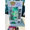 GHOSTBUSTERS SLIMER 747 WALMART EXCLU FUNKO POP SIGNED by WILLIAM ATHERTON and JSA CERTIFIED