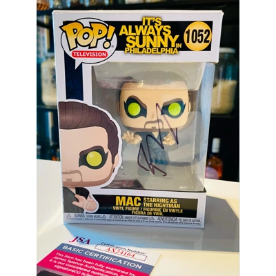 IT'S ALWAYS SUNNY in PHILADELPHIA MAC 1052 FUNKO POP SIGNED by ROB MCELHENNEY and JSA CERTIFIED1**