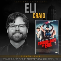 ELI CRAIG SIGNED TUCKER and DALE vs EVIL 12x18 POSTER & BECKETT CERTIFIED