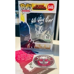 MY HERO ACADEMIA ALL FOR ONE 646 BIG APPLE EXCLU FUNKO POP SIGNED by JOHN SWASEY w/insc and BAS COA